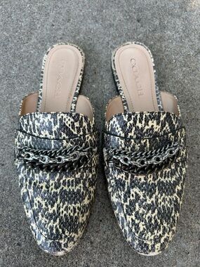 Coach Snake Loafers 7.5